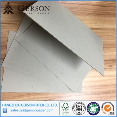 Uncoated Paper Board / Fuyang Grey Cardboard Uncoated / 3mm Grey Chipboard Paper Stock lot